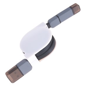 Câble enroulable 2 en 1