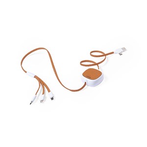 Câble chargeur rabs et cuir. Câble extensible. Connexion micro usb, type c.