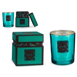 Bougie parfumée en pot avec boîte, odeur d'océan. 200 ml, 42h