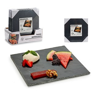 Plateau apéritif carré 25x25cm