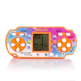 Pop station, mini console portable avec 23 jeux classiques brick game.