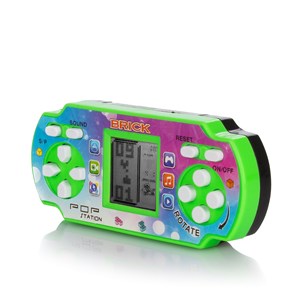 Pop station, mini console portable avec 23 jeux classiques brick game.