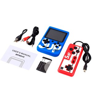 Console rétro de jeux vidéo avec écran et 400 jeux inclus. Inclut un contrôleur.