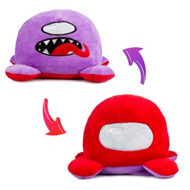 Among us peluche réversible avec 2 faces, de 16 cms.