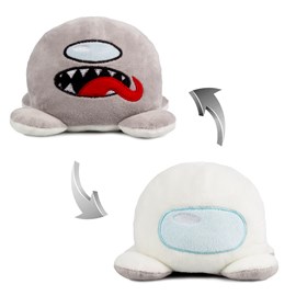 Among us peluche réversible avec 2 faces, de 16cms.