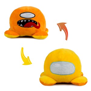 Among us peluche réversible avec 2 faces, de 16cm.