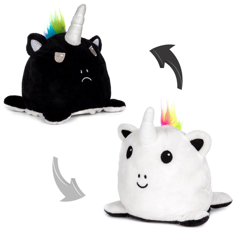 Licorne récversible pauline émoji 20cms.