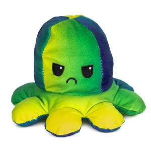 Poulpe réversible paul émoji 20cms.