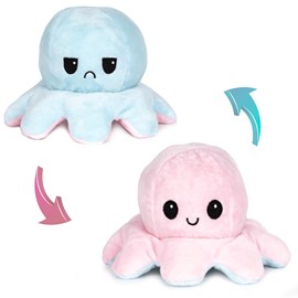 Poulpe réversible paul émoticon 20cms
