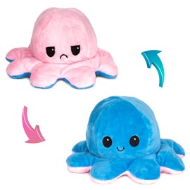 Poulpe réversible paul émoji 20cms