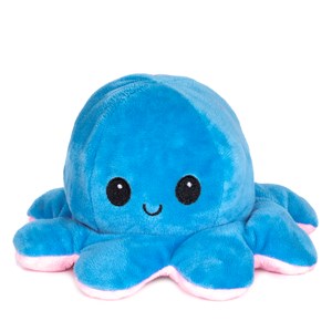 Poulpe réversible paul émoji 20cms