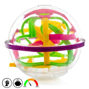 Maze ball défi labyrinthe 3d pour pièces, avec 100 points de contrôle