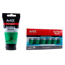 Pack 6 uds. Peinture acrylique expert 75 ml vert clair