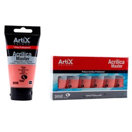 Pack de 6 uds. Peinture acrilique expert 75 ml rose