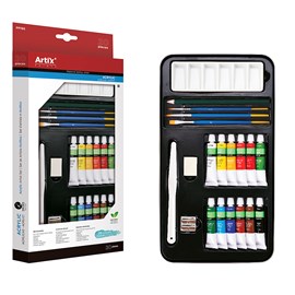Ensemble de 12 couleurs de peinture acrylique professionnelle