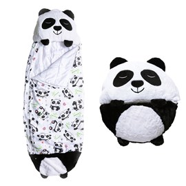 Sac de couchage convertible en oreiller, pour enfants, ourson panda.