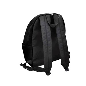 Grande sac à dos éco noir fermeture éclair jaune