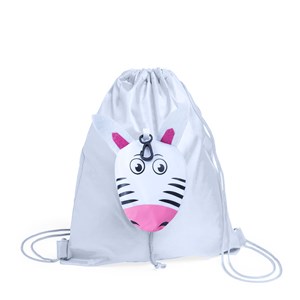 Sac à cordes kissa pliable pour enfant, en polyester 190t. Pliage compact.