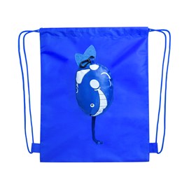 Sac à cordes kissa pliable pour enfant, en polyester 190t.