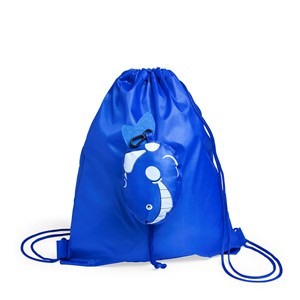 Sac à cordes kissa pliable pour enfant, en polyester 190t.
