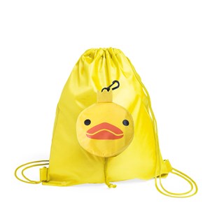 Sac à cordes kissa pliable pour enfant, en polyester 190t.