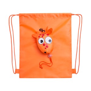 Sac à cordes kissa pliable pour enfant, en polyester 190t.