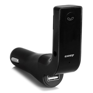 Kit 4 en 1 avec mains libres bluetooth et émetteur fm pour voiture