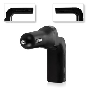 Kit 4 en 1 avec mains libres bluetooth et émetteur fm pour voiture