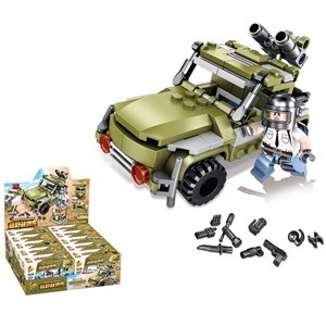 Tout terrain militaire 10 en 1, avec 215 pièces.