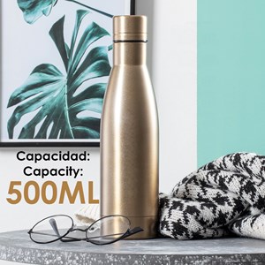 Kungel bidon thermique 500ml, en acier inox, avec double couche.