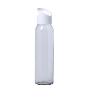 Tinof bidon de 470ml avec corps en verre et bouchon à vis en pp, sans bpa.