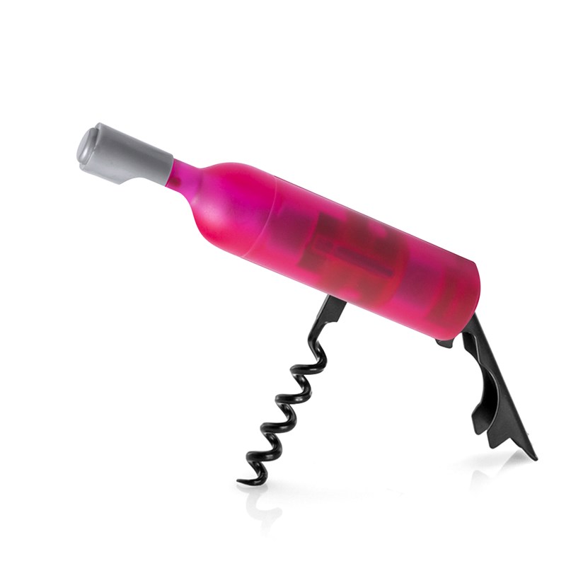 Nolix, tire-bouchon magnétique en forme de bouteille de vin.