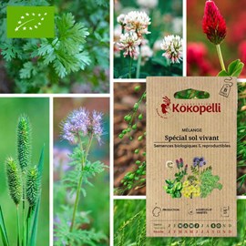 Mélange spécial sol vivant- graines bio