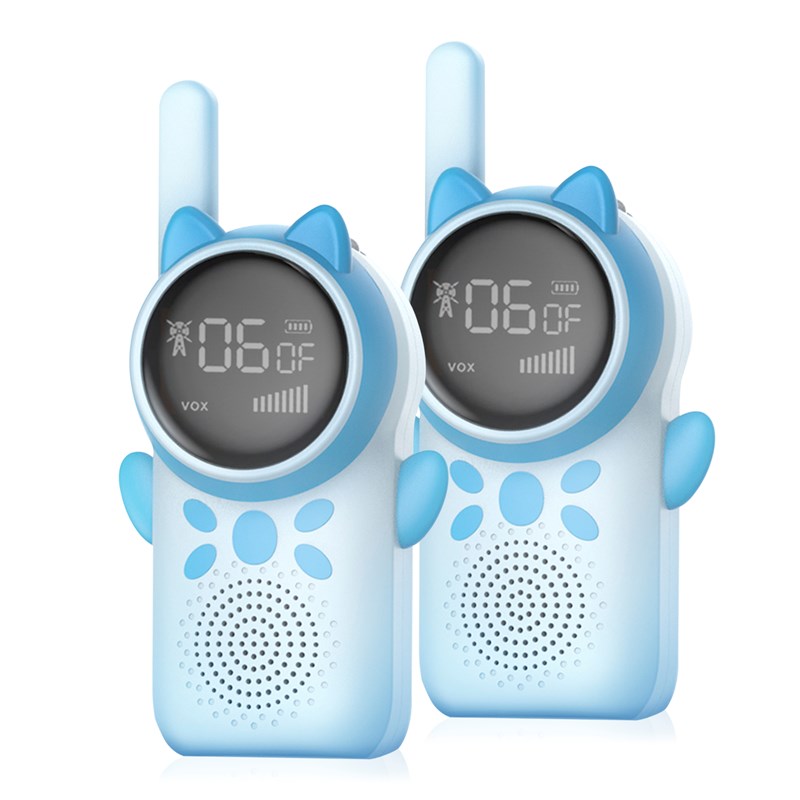 Talkies-walkies pour enfants d25, 1-3 km, écran 1,5'' couleur.
