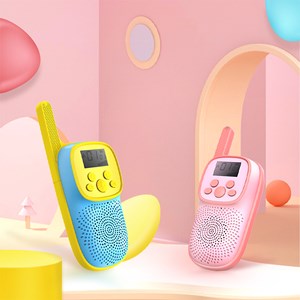 Talkies-walkies enfants d21, 1-3 km, écran de 1,5 lcd.
