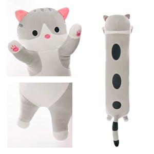 Oreiller extra doux et moelleux design chaton. 90 cm.