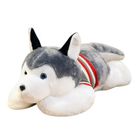 Oreiller extra doux et moelleux design husky 100cm.