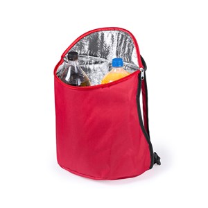 Sac à dos réfrigérant polys avec fermeture éclair assortie.