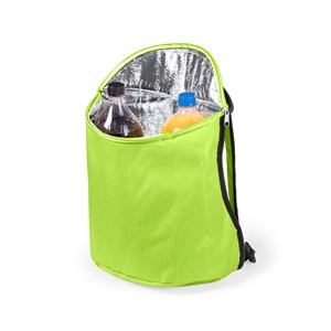 Sac à dos réfrigérant polys avec fermeture éclair assortie.