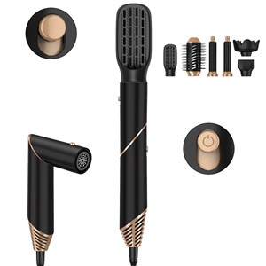 Sèche-cheveux pliable 5 en 1 avec technologie ionique, 1000 w.