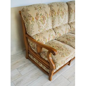 Canapé en bois et tissu n°104