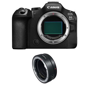 Canon eos r6 mark iii nu + bague ef-eos-r
