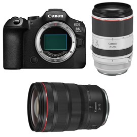 Canon eos r6 mark iii + rf 24-70mm f2.8 l is usm + rf 70-200mm f2.8 l is usm