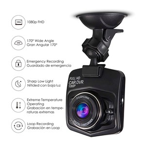 Dashcam caméra vidéo pour voiture cr3 v2 avec écran.