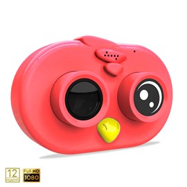 Appareil photo et vidéo pour enfants design oiseau. Full hd1080 et 12 mégapixels