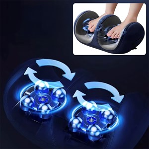 Massageur de pieds et de jambes avec 3 modes de massage, 3 vitess