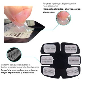 Électrostimulateur musculaire pour abdominaux, jambe, bras. Appareil de massage.