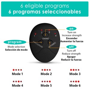 Électrostimulateur musculaire pour abdominaux, jambe, bras. Appareil de massage.