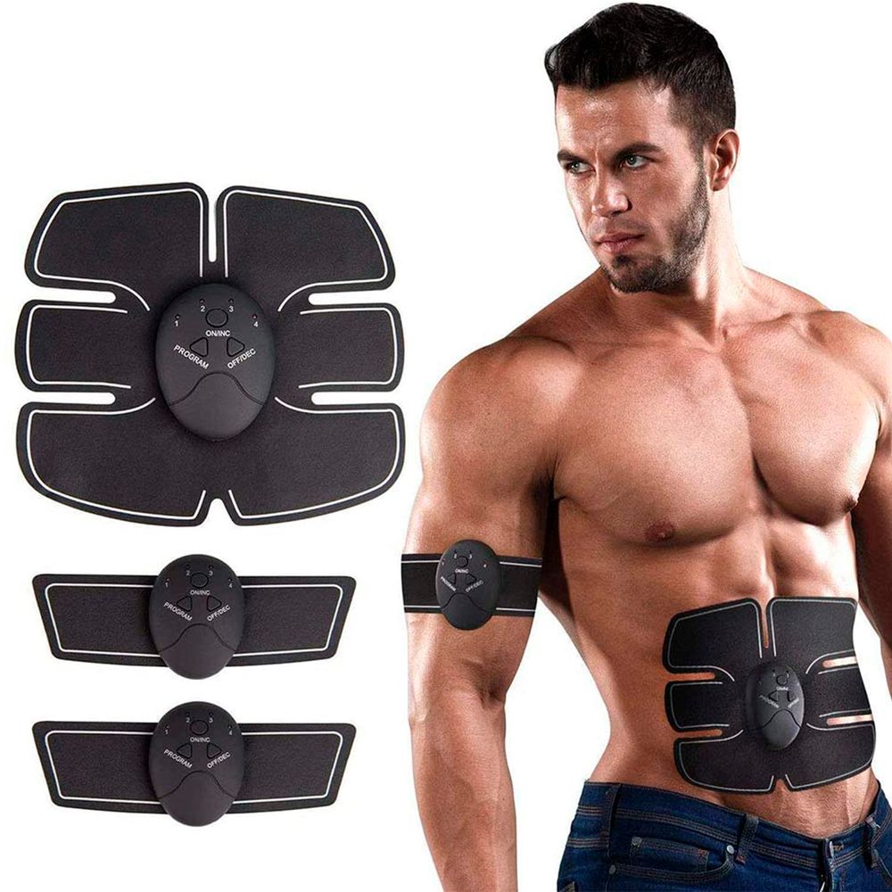 Electrostimulateur Musculaire, Ceinture Abdominale EMS Appareil Pas Besoin de Feuilles de Gel