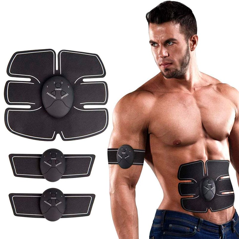 Électrostimulateur musculaire pour abdominaux, jambe, bras. Appareil de massage.